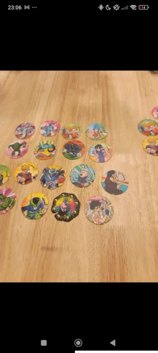 25 Tazos Dragon Ball Matutano