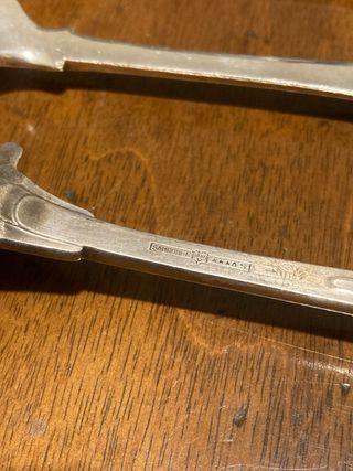 Set 6 posate vintage metallo argentato