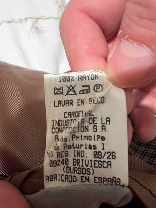 Americana hombre cuadros marrón