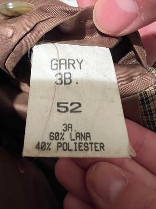 Americana hombre cuadros marrón