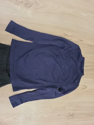 Conjunto térmico esquí azul y negro
