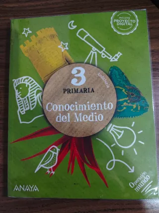 Libro Conocimiento del Medio 3 Primaria - Anaya