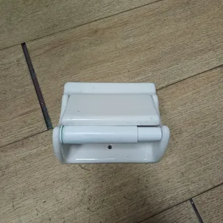 Portarotolo in ceramica bianco