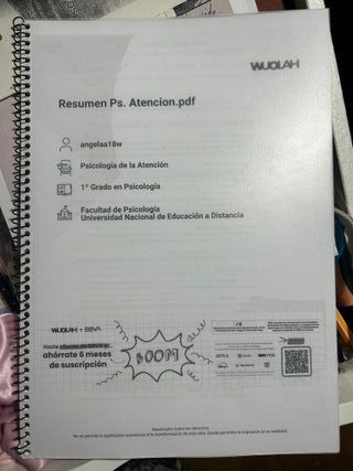 regalo apuntes psicología UNED