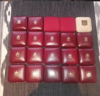 20 Estuches Joyas Antiguos Majorca 8x8cm