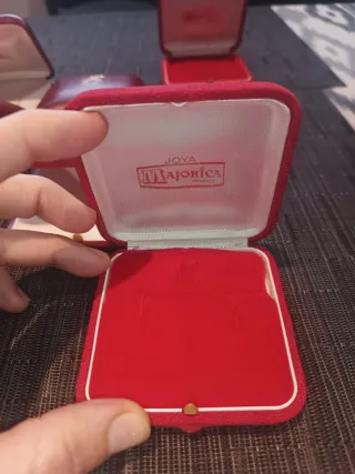 20 Estuches Joyas Antiguos Majorca 8x8cm