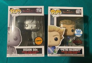 Funko Pop Pietro Maximoff 827 & Vision 50s CHASE
