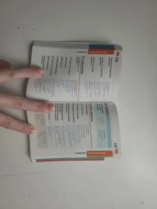 Libro de bolsillo de italiano para el viajero