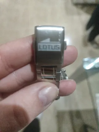 Reloj para niño Lotus Azul y Plateado con Pulsera