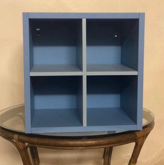 Mensola azzurra 40x40 cm cameretta