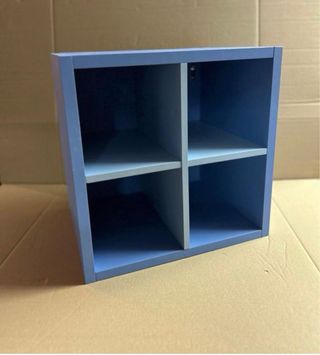 Mensola azzurra 40x40 cm cameretta