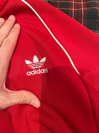 Sudadera Adidas Roja Talla M