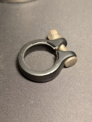 Morsetto reggisella bici nero