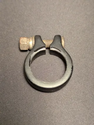 Morsetto reggisella bici nero