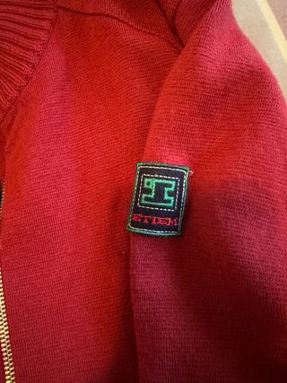 Chaqueta Lana Merino Roja