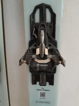 Esquís travesía Salomon botas y fijaciones