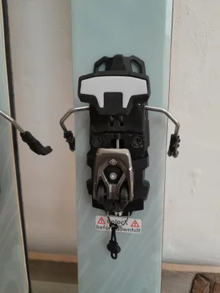 Esquís travesía Salomon botas y fijaciones