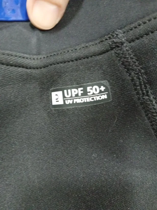 Leggings negros Olaian mujer con rodilleras