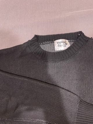 Sudadera Negra con Símbolo de Dólar