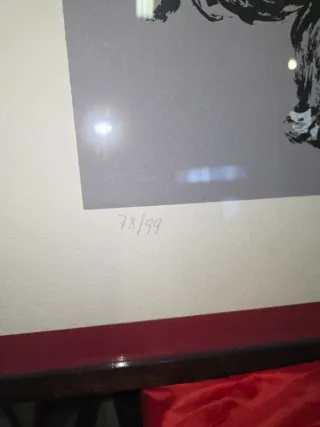 Santi Enguita - Grabado Original Firmado 78/99