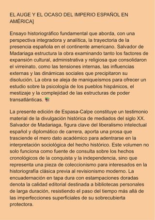 El auge y el ocaso del imperio español en América