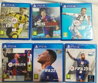 Colección Juegos PS4 FIFA y PES