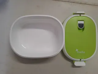 Fiambrera Malta Verde y Blanca