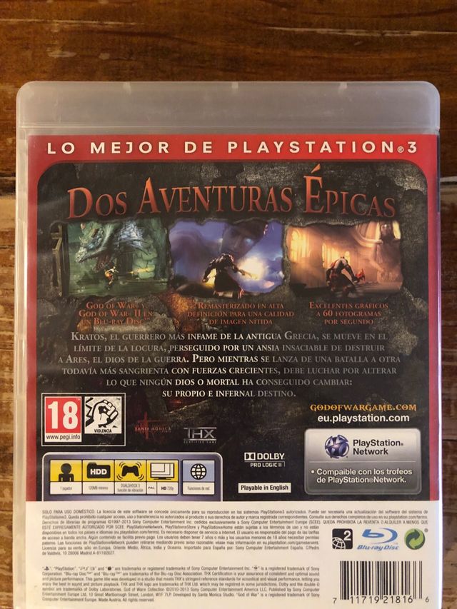 COLEÇÃO GOD OF WAR para PS3