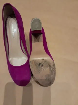 Zapatos tacón Gloria Ortiz fucsia