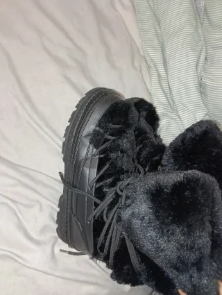 Botas de nieve negras talla 40