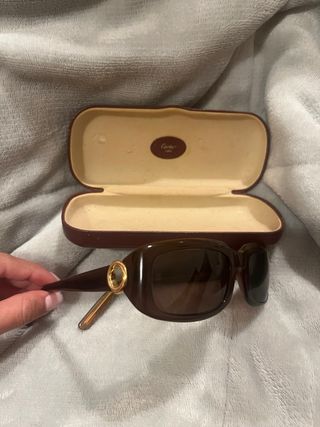 Gafas de sol Cartier Marrones Originales