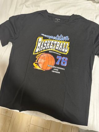 Camiseta Negra Baloncesto Competition