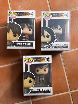 Funko Pop Attack on Titan 1165, 1166, 461