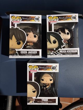 Funko Pop Attack on Titan 1165, 1166, 461