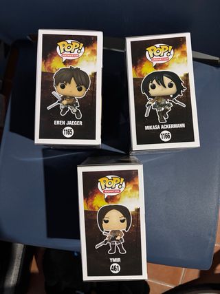 Funko Pop Attack on Titan 1165, 1166, 461