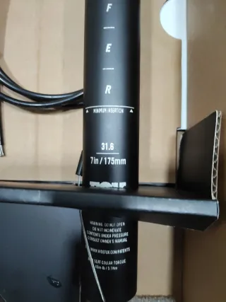 Tija Fox Transfer 31.6 175mm + Mando lado izq