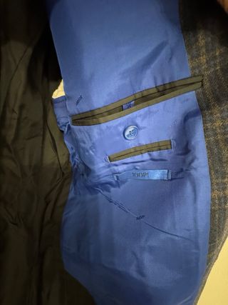 Americana JOOP! Hombre Cuadros Azul/Marrón