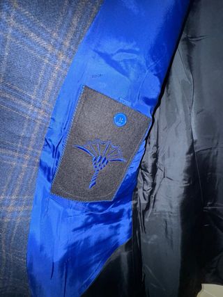 Americana JOOP! Hombre Cuadros Azul/Marrón