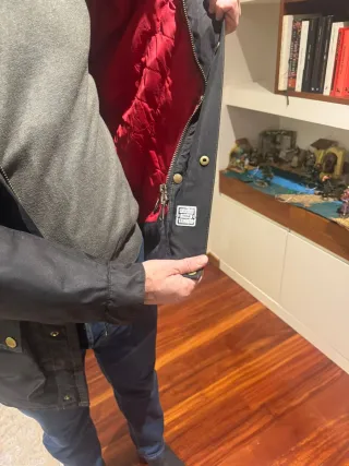 Cazadora Belstaff Negra Talla M