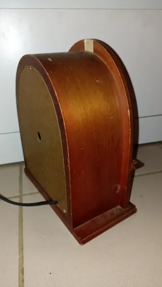 Radio Tecman Antigua Madera Floral