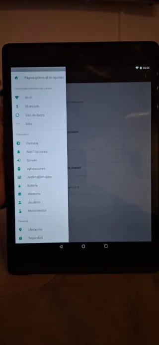 Tablet Nexus 9 Negra