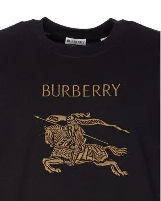 T-shirt Burberry EKD Nero Cavaliere