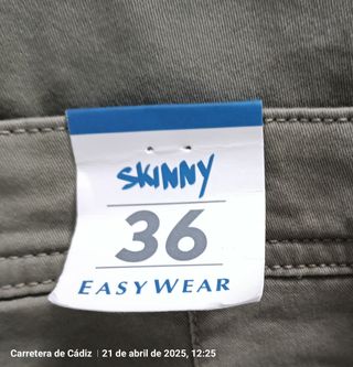 Pantalón chino niño Easy Wear verde