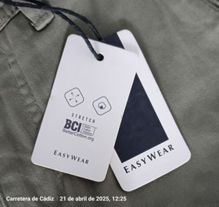 Pantalón chino niño Easy Wear verde