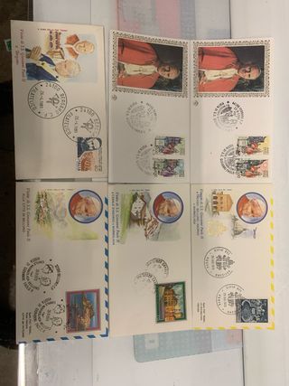 N6 Buste Papa Giovanni Paolo II francobolli