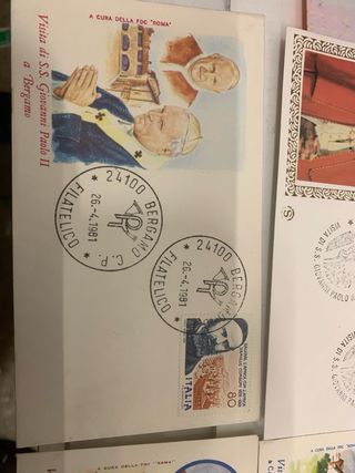 N6 Buste Papa Giovanni Paolo II francobolli