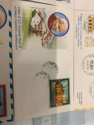 N6 Buste Papa Giovanni Paolo II francobolli