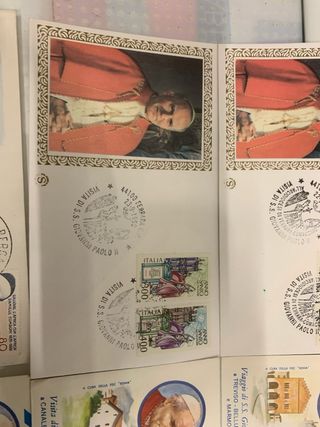 N6 Buste Papa Giovanni Paolo II francobolli