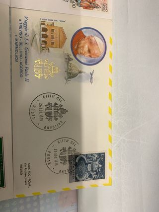 N6 Buste Papa Giovanni Paolo II francobolli