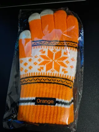 Guantes para el frío de Orange